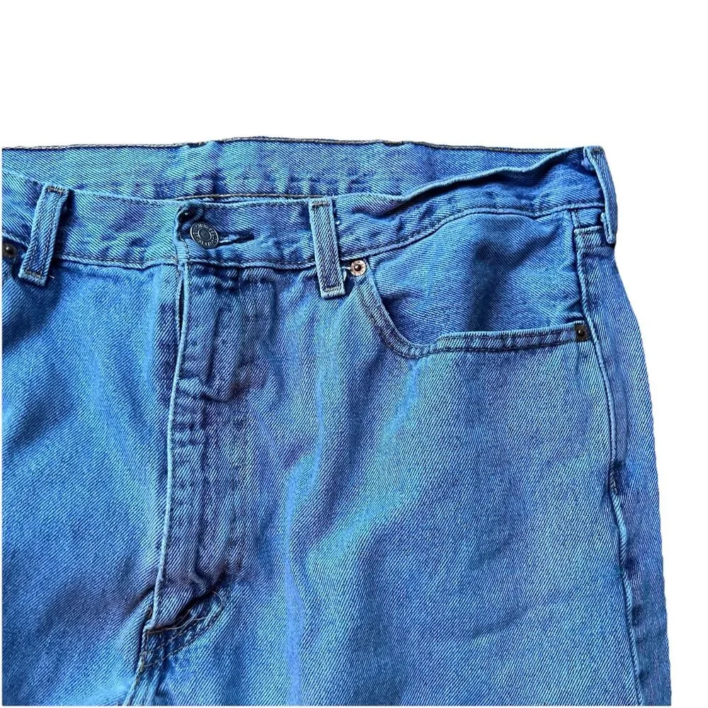 Levi's 505 Regular Fit Straight Leg Medium Stonewash Jeans Pants Men's 38x30